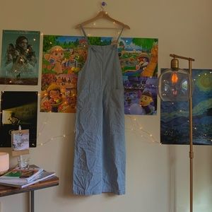 Italian summer denim overalls
